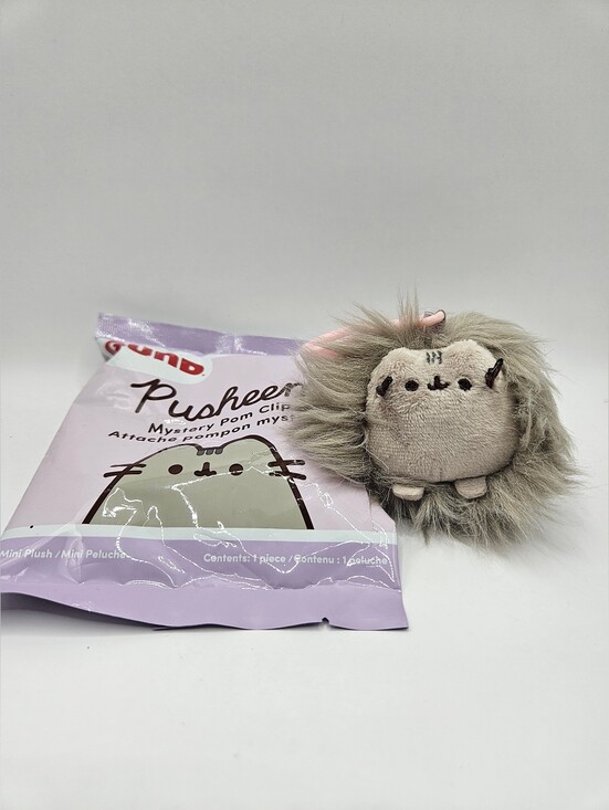 Gund Accessories - NWT Gund Pusheen Gray Pom-Pom Mini Plush Bag Clip
